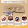 Makeup Practice Mannequin with 3D Reusable Face for Makeup Artists and Beginners view 3