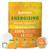 SEONNIX Shower Steamers Aromatherapy 15 Pack, Tangerin & Lemon Shower Bombs with Natural Essential Oils, Relaxation & Birthday Gifts for Women and Men, Stress Relief & Self Care Gifts, Shower Tablets view 1