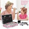 Anpro All-In-One Makeup Kit for Girls 10-12 with Case, Pro Teen Makeup Set, Tween Makeup Kit for Teens Women, Full Make Up Starter Kit with Brushes, Lipstick, Eye Shadow, Palette, Blush, Glitter Gel view 4