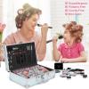 Anpro All-In-One Makeup Kit for Girls 10-12 with Case, Pro Teen Makeup Set, Tween Makeup Kit for Teens Women, Full Make Up Starter Kit with Brushes, Lipstick, Eye Shadow, Palette, Blush, Glitter Gel view 4