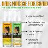 Goiple Hair Mousse for Braids, Twist, Locs - Braid Foam Control Mousse, No Flake, High Shine Style and Moisturizes, Lightweight Easy to Apply 16 fl oz (2pcs) view 4