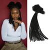 0.4cm & 0.6cm Width, 4-14 Inches10, 30, 60, 100 Strands Options 100% Real Human Hair Dreadlock Extensions for Men/Women/Kids, Handmade Permanent Loc Extension Bundles (0.6cm, 10inches, 30Strands) view 1