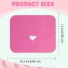 100 Pieces Disposable Face Cradle Covers Massage Headrest Covers for Massage Tables and Massage Chairs Beauty Spa Salon Bed, 12 x 15.5 Inches (Pink) view 3