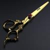 5.5/6 /7 Inch Purple Dragon Knight Professional Japanese Hair Scissors Barber Scissors Set (6 inch 2pc-B) view 2