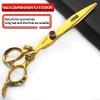 5.5/6 /7 Inch Purple Dragon Knight Professional Japanese Hair Scissors Barber Scissors Set (7 inch 3pc-B) view 4