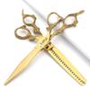 5.5/6 /7 Inch Purple Dragon Knight Professional Japanese Hair Scissors Barber Scissors Set (7 inch 2pc-C) view 3
