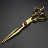 5.5/6 /7 Inch Purple Dragon Knight Professional Japanese Hair Scissors Barber Scissors Set (7 inch Cutting) view 3