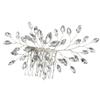 Beavorty Rhinestone Hair Comb for Women Lightweight Wedding Headpiece for Bride Bridesmaids Elegant Hair Styling Accessory for Prom Engagement and Special Occasions view 1