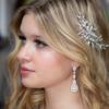 Beavorty Rhinestone Hair Comb for Women Lightweight Wedding Headpiece for Bride Bridesmaids Elegant Hair Styling Accessory for Prom Engagement and Special Occasions view 2