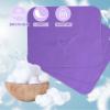 100 Pieces Disposable Face Cradle Covers Massage Headrest Covers for Massage Tables and Massage Chairs Beauty Spa Salon Bed, 12 x 15.5 Inches (Purple) view 4