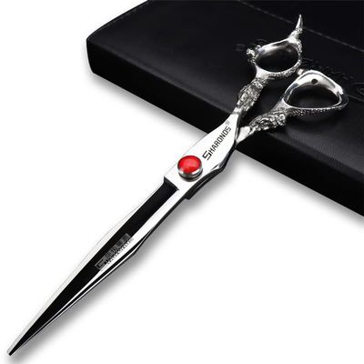 5.5/6 /7 Inch Purple Dragon Knight Professional Japanese Hair Scissors Barber Scissors Set (7.5 inch Cutting)