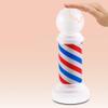 Beaupretty Signs Luminous Barber Light Salon Pole Lamp Barber Supply Reusable Hair Salon Pole Barber Shop Pole Lamp Barber Shop Accessories Decorate to Rotate Small Plastic White view 4