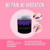 Miss Cire Purple Hard Wax Beads - Painless Hair Removal Peel-Off Wax - No Strips Needed - Low melting Point - Gel Like Consistency - For Face and Body - Hello Gorgeous - For Sensitive Skin - 8oz view 2