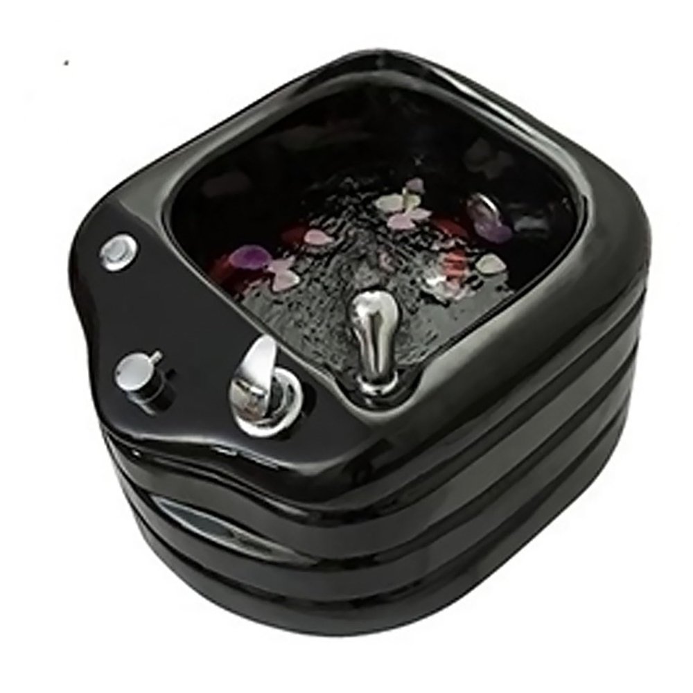 PIRFE Acrylic Massage Footbath Heated Foot Spa Pedicure Foot Spa Hot and Cold Adjustment Deep Foot Bath Spa with Massage Pedicure Bowl Nail Salon Pedicure Bathtub Manicure Basin