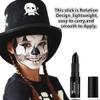 Go Ho 2 PCS Makeup Clown White and Black Cream-Blendable Stick - Eye Black&Face Body Paint Professional Halloween FX Makeup,Safe Facepaint Nose&Lip Smacking for Sports(White+Black) view 2