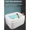 PIRFE Acrylic Massage Footbath Foot Massager Spa Foot Bath Spa with Heat and Massage Hot and Cold Adjustment Acrylic Pedicure Sink Massage Foot Stress Relief for Fatigue and Tired Feet (Color : A) view 4