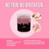 Miss Cire Metallic Pink Hypoallergenic Vegan Hard Wax Beads - Painless Hair Removal Peel-Off Wax - No Strips Needed - Low melting Point - Ultra Smooth - For Sensitive Skin - Face and Body - 8 Oz view 2