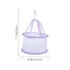 Cabilock Cosmetic Sponge Blender Dryer Hanging Drying Net Makeup Brush Cleaner Holder view 2