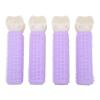 4pcs Women Hair Root Clip, Volumizing Hair Styling Clip for Women Girls, Reusable Hollow Out Portable Clips Bangs Curler, Fluffy Hair Volumizing Hair Styling Roller Clip for Daily Use, Purple view 1