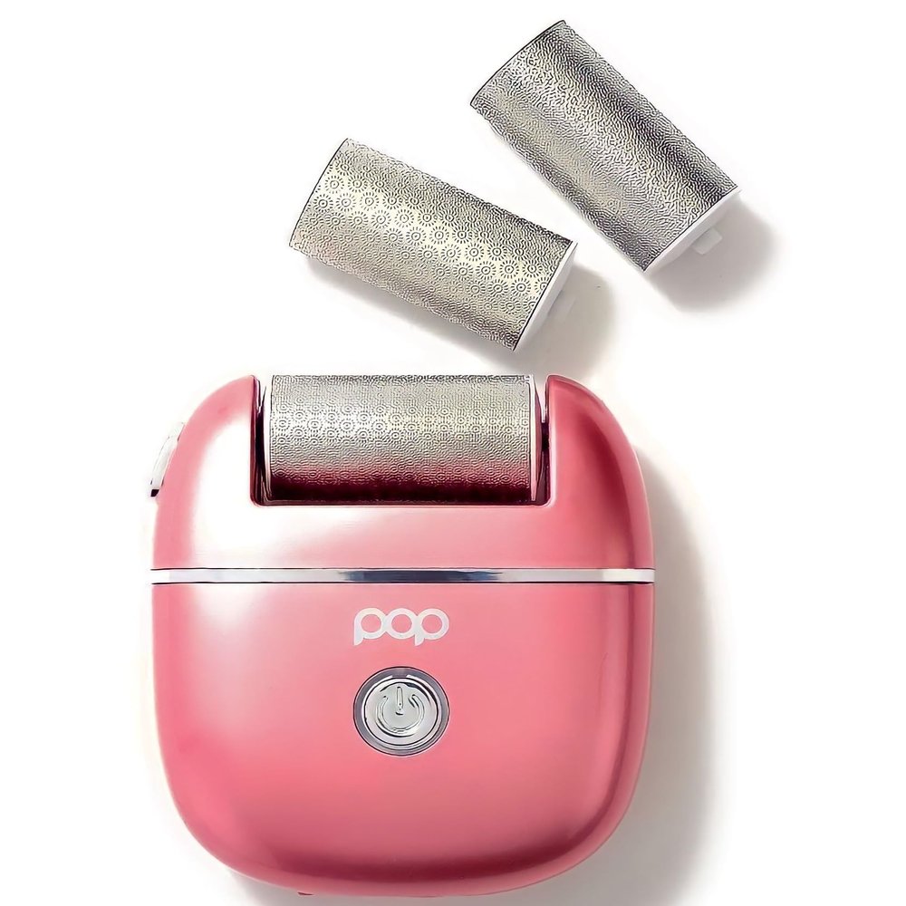 Pedi Pro Electric Foot File - Electric Callus Remover for Feet - Pedi Spa Foot Exfoliator Tool for Men/Women (Rose Gold)