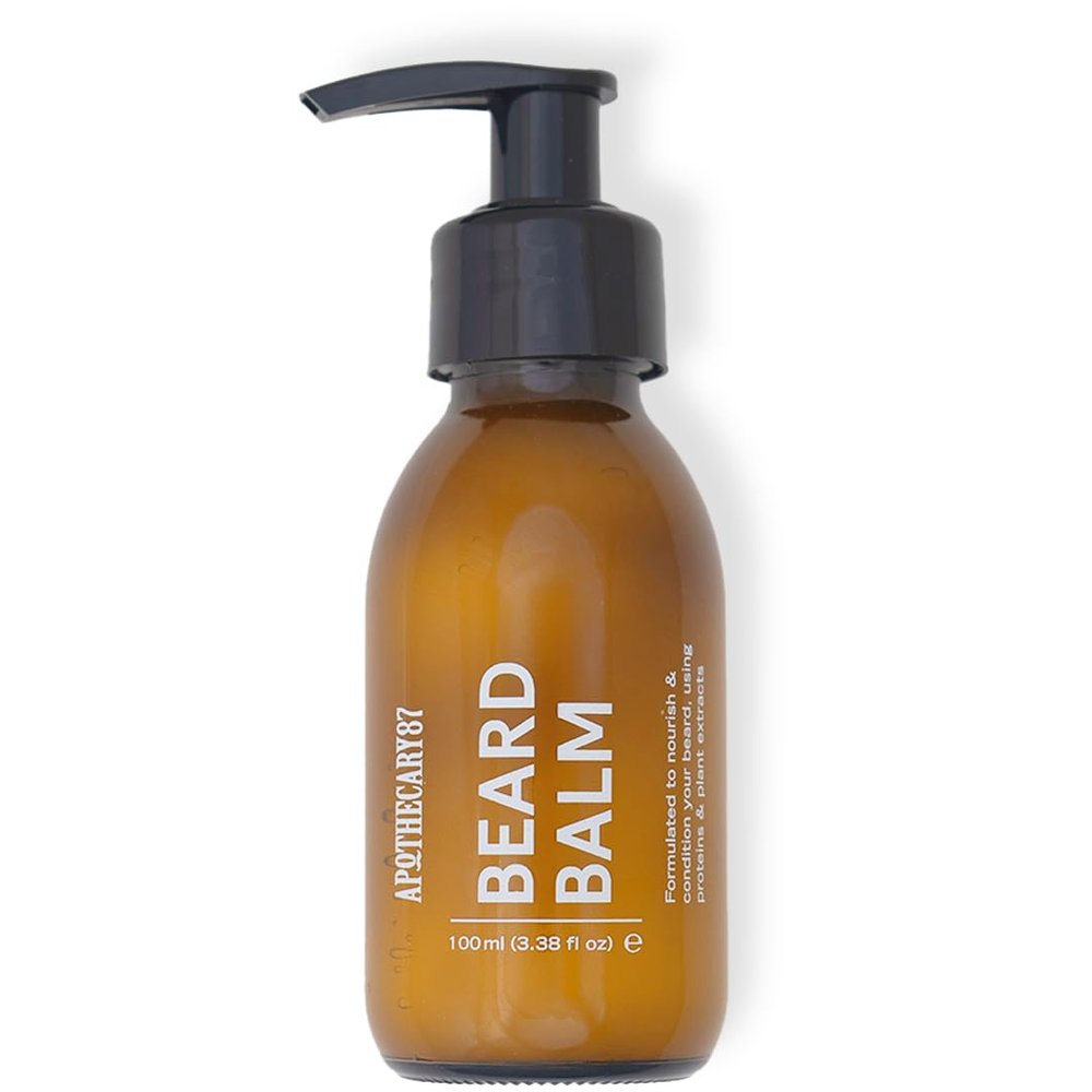 Apothecary 87 Beard Balm | Moisturising Beard Conditioner | Premium Formulation With Plant Extracts | Nourishes, Softens and Conditions, Reduces Irritation | 100ml