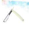 VINTORKY Men's Razor Makina De Afeital Metal Shaving Razor Safe Razor Manual Razor for Men Maquinilla De Afeitar Para, 2 pcs, white view 3