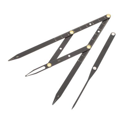 Beavorty 1pc Eyebrow Ruler Tool Second Generation Stainless Steel Measuring Tool for Precise Eyebrow Shaping and Positioning Lightweight and Easy to Use for Beginners
