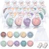 Dansib 50 Sets Bridal Shower Wedding Party Favors Bath Bombs Mini Bulk Thank You Gifts for Guests Floral 10 Flavors for Bachelorette Party view 1