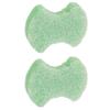 Spongeables Pedi-Scrub Two 2 oz. Foot Buffer with Citron-Eucalyptus Aromatherapy 40+ Washes - 1 TwinPack view 1