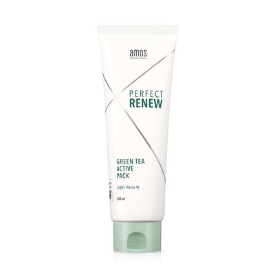 AMOS PROFESSIONAL Perfect Renew Green Tea Active Pack | Nourishing and Moisturizing Hair Mask for Hair Growth | Deep Conditioner | Korean Hair Growth Mask | K-beauty