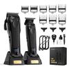 SUPRENT PRO Professional Hair Clippers for Men - High Torque Brushless Motor & Detachable Blade - Cordless Hair Trimmer Set for Barbers with Charging Stand - Premium Gift Hair Clipper Kit view 1
