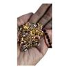 Bead It Wear It Love It 10 Stainless Steel Hair Beads for Loc Braids Twist and Natural Hair, Loc Beads, Dreadlock Hair Accessories, Loc Jewelry (8mm, Gold) view 1