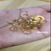 Bead It Wear It Love It 10 Stainless Steel Hair Beads for Loc Braids Twist and Natural Hair, Loc Beads, Dreadlock Hair Accessories, Loc Jewelry (8mm, Gold) view 2