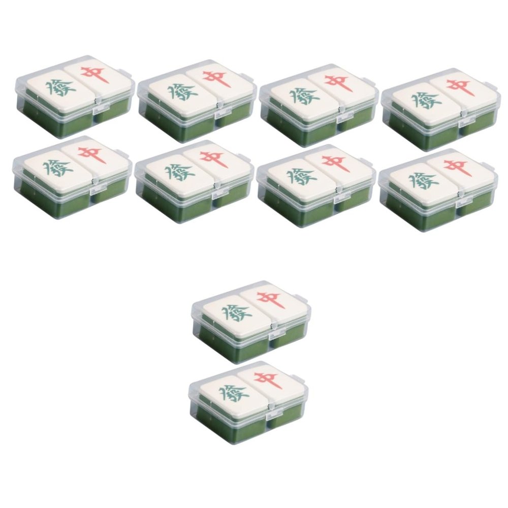 LALAFINA 20pcs Mahjong Makeup Applicators Soft for Liquid Loose Gentle Hydrophilic Beauty Tools Design for Easy Application Travel-friendly Reusable