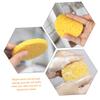 LALAFINA 60pcs Makeup Removal Sponge Round Cotton Pads for Face Blending Sponge Powder Puff Natural Cellulose Reusable Makeup Pads view 2