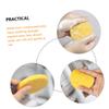 LALAFINA 60pcs Makeup Removal Sponge Round Cotton Pads for Face Blending Sponge Powder Puff Natural Cellulose Reusable Makeup Pads view 4