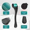 Microneedle Roller for the Face Microneedle 0.25mm 540 Titanium Micro Needles Microneedling Roller for use at home on the face view 2