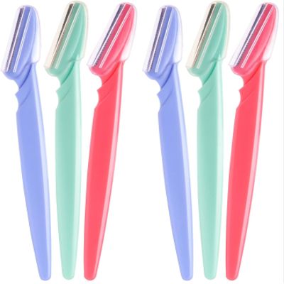 Diane D220 Eyebrow Facial Hair Shaper Trimmer, Dermaplaning Razor - 6 Pack