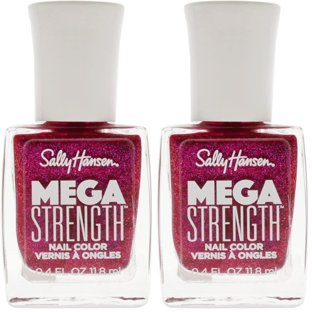 Sally Hansen Mega Strength, Here To Stay, 0.4 Fl Oz (Pack of 2)