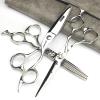 6/7 inch professional hair clippers 440C salon scissors hair cutting set efficient scissors (6 inch-3pc-B) view 1