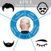 Shaver Head Replacement Blade for Skull Shaver Pitbull Gold Silver Platinum PRO Shaver Replacement Blade 4 Head,Replacement Heads Compatible with Pitbull Skull Shaver Replacement Blades,8 Packs. view 4