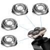Shaver Head Replacement Blade for Skull Shaver Pitbull Gold Silver Platinum PRO Shaver Replacement Blade 4 Head,Replacement Heads Compatible with Pitbull Skull Shaver Replacement Blades,4 Packs view 1
