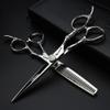 6/7/8-inch professional hairdresser set, stainless steel scissors hairdresser's exclusive hairdresser. (6 inch-2pc) view 2