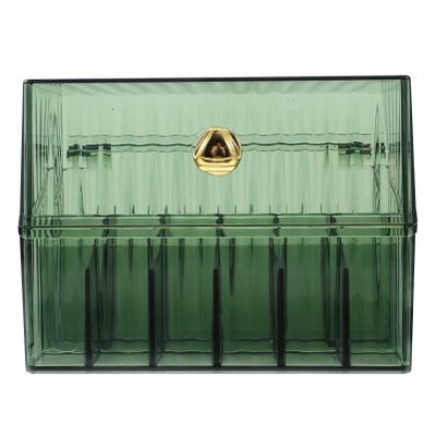 Alipis Lipstick Organizer Transparent Storage Box for Makeup Capacity Lip Gloss Holder for Desktop Use Stylish and Pet Material for Bedroom Vanity and Dressing Table