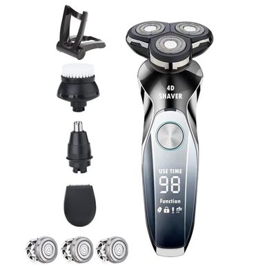 Head Shavers for Bald Men, Electric Shaver for Men Men's Trimmer Razor Electric Shaver Men's Shaving Machine USB Charging and Waterproof Shaver Electric (Color : A)