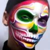 Go Ho 6 Colors Face Body Paint for Halloween Makeup,White &Black &Red&Yellow&Green&Royal Blue Face Paint,Waterproof Professional USA Flag Face Painting,Halloween Cosplay SFX Makeup Palette view 3