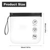 4 Pcs Transparent Liquid Bag 20 x 20 cm Airplane Travel Kit view 2