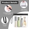 4 Pcs Transparent Liquid Bag 20 x 20 cm Airplane Travel Kit view 3