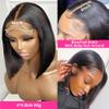 Youllyuu 4X4 Hd Lace Closure Glueless Wigs Brazilian Straight Short Bob Wig Preplucked Human Wigs Ready To Wear 4x4 Glueless Bob 12inches view 4