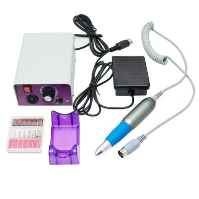 TEmkin Portable Electric Nail Drill File Machine Professional 10W 25000RPM Nail Clippers Set Powerful Manicure Pedicure Kit for Removing Acrylic Nails Heat Dissipation